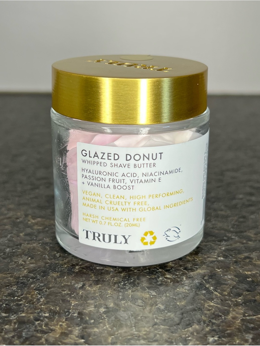 Truly Glazed Donut Whipped Shave Butter 0.7 Fl Oz Mini - BRAND NEW SEALED